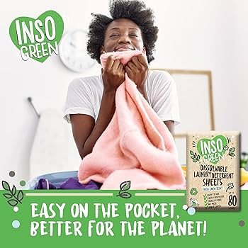 Eco Laundry Detergent Sheets - 80 Loads Laundry Sheets Detergent - 40 No Plastic Jug Washer Sheet... | Amazon (US)