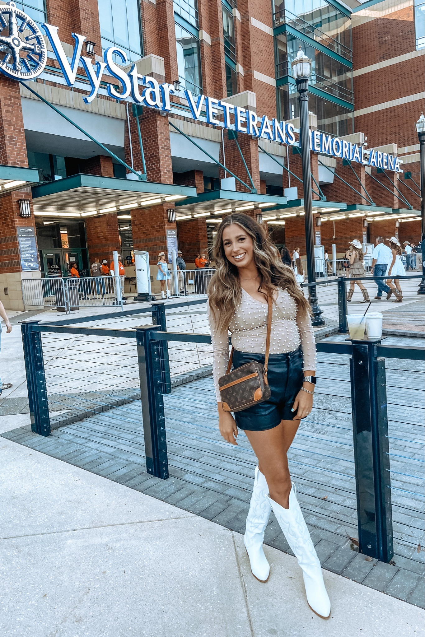 Morgan Wallen fit 
Morgan Wallen. Concert outfit. Amazon. White boots. Leather shorts. Pearl bodysuit. Florida. Florida concert. Amazon boots  

#LTKunder50 #LTKfit #LTKFind