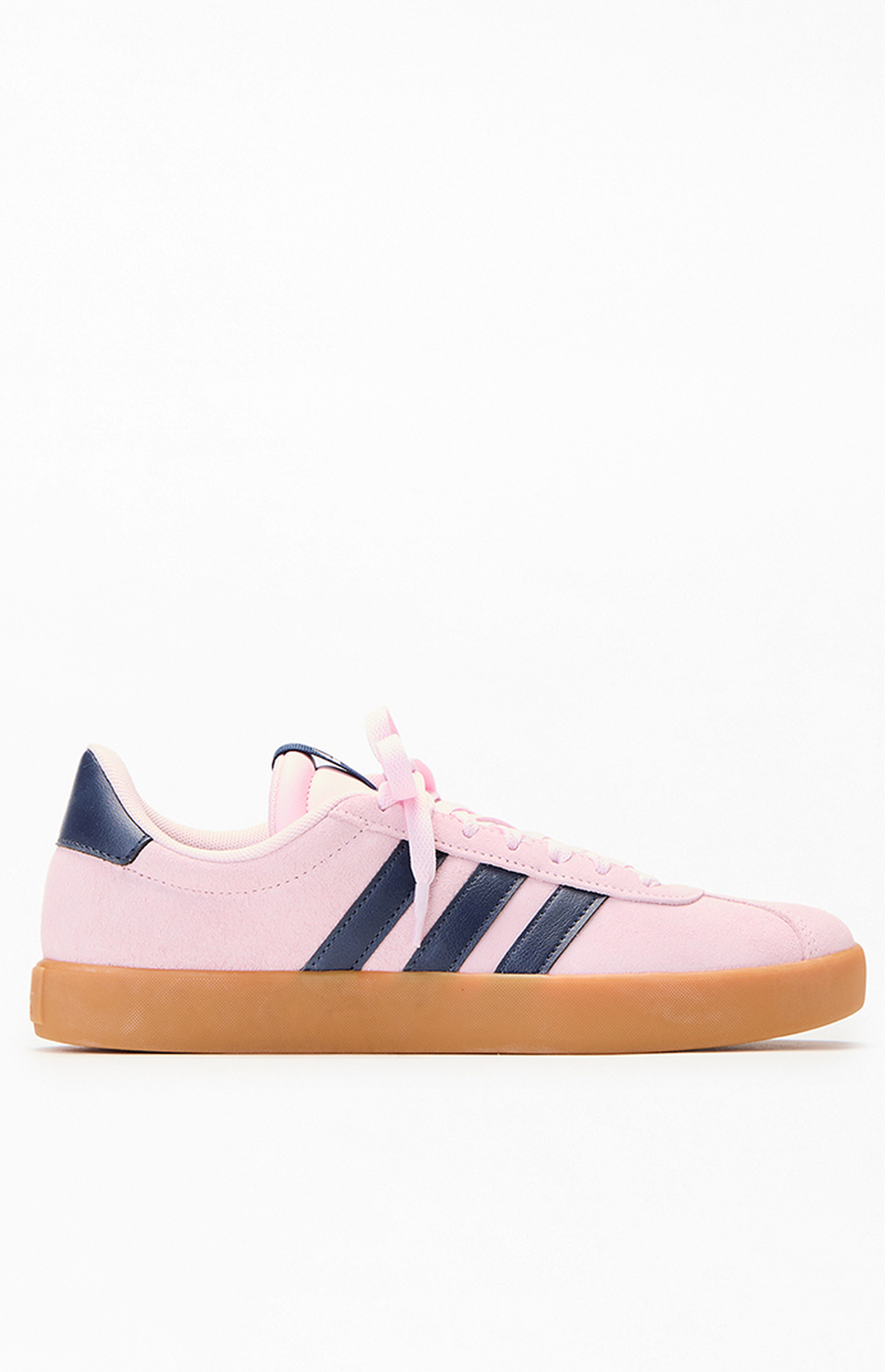 adidas Women's Black & Pink VL Court 3.0 Sneakers | PacSun