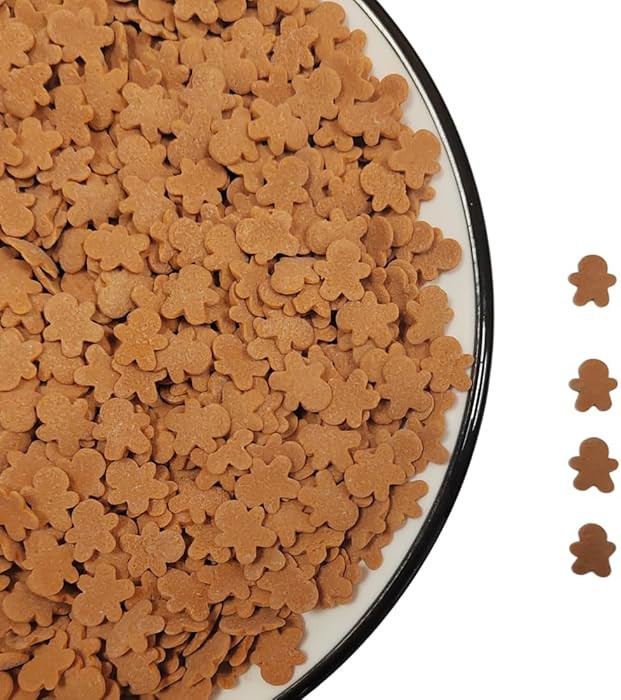 Homankit Christmas Sprinkles for Cake Decorating, Gingerbread Man Confetti Sprinkles, Edible Holi... | Amazon (US)