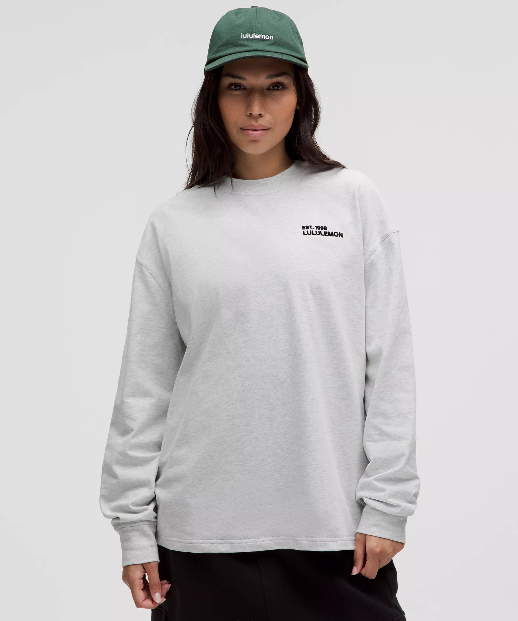 Heavyweight Cotton Crewneck Long-Sleeve Shirt | Women's Long Sleeve Shirts | lululemon | Lululemon (US)