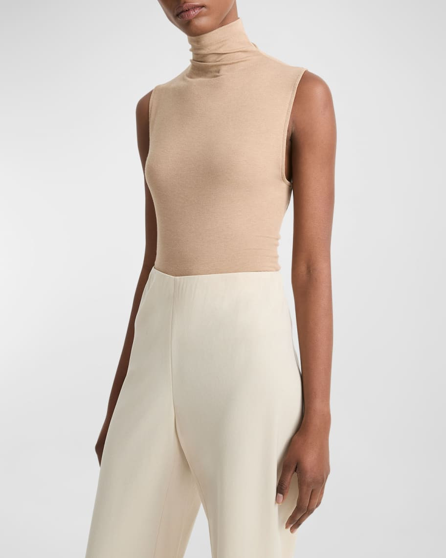 Sleeveless Turtleneck Top | Neiman Marcus