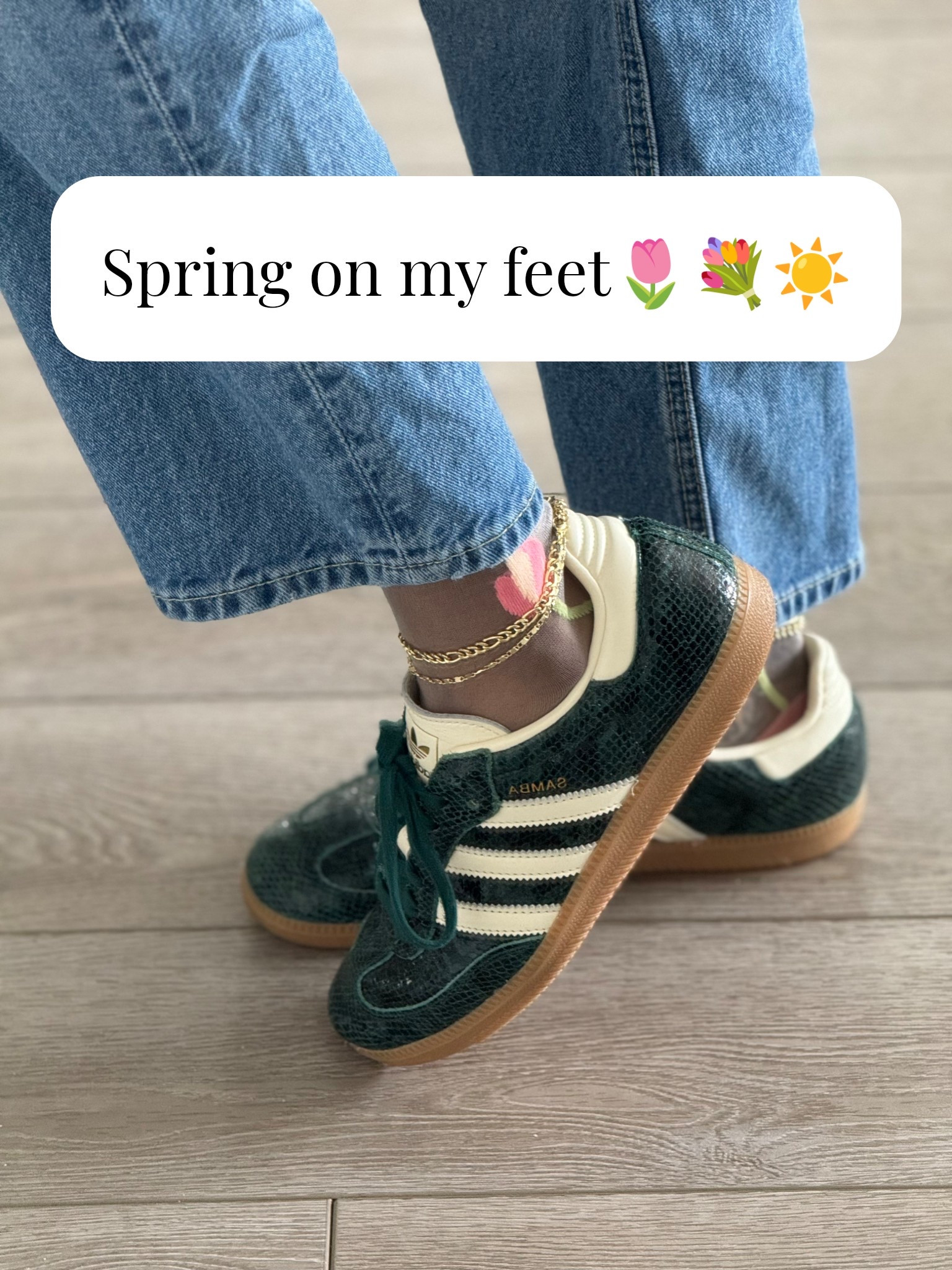 Running out this Saturday and had to stop and admire the combo of my socks and sneakers. Old Navy really did that with these socks lol!

#oldnavy #adidas #adidassambas #springoutfit

#LTKSeasonal #LTKgrwm #LTKootd