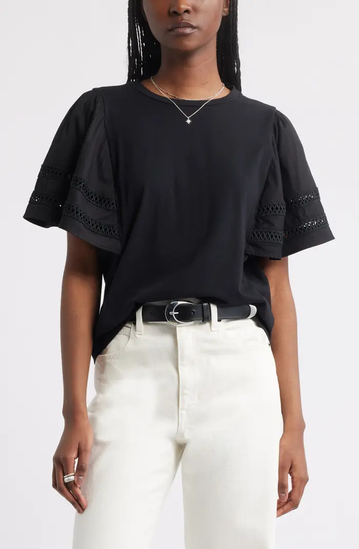 Treasure & Bond Mixed Media Top | Nordstrom | Nordstrom