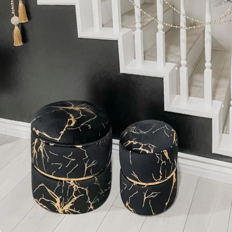 Lilly-Eve Upholstered Storage Ottoman | Wayfair North America