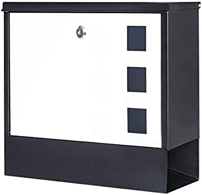 Locking Mailbox Wall Mounted Vertical– Jssmst Mail Boxes with Combination Lock Large Capacity, ... | Amazon (US)