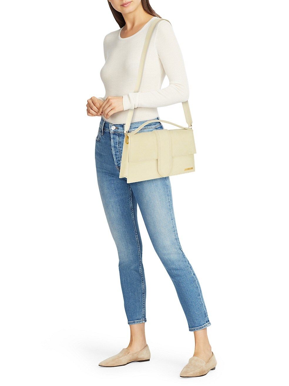 Jacquemus Le Bambinou Leather Shoulder Bag | Saks Fifth Avenue