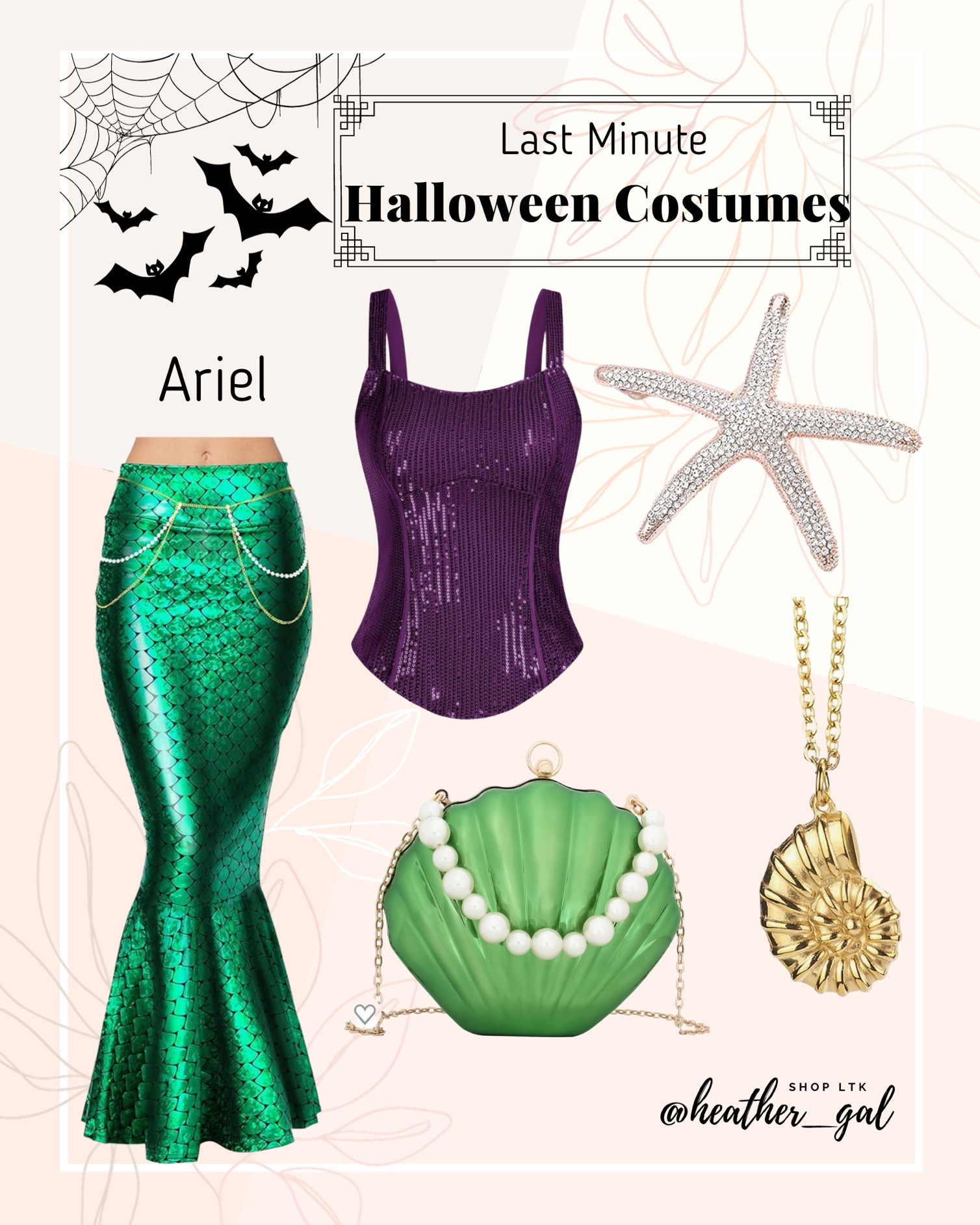 chinese dress ladies Mermaid Costume Two Piece The Little Mermaid Movie Inspired Costume Ha   Beautiplex