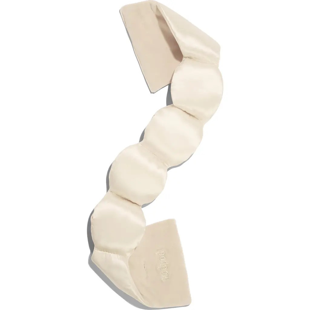 NODPOD Silk & Velvet Weighted Sleep Mask in Pearl at Nordstrom | Nordstrom