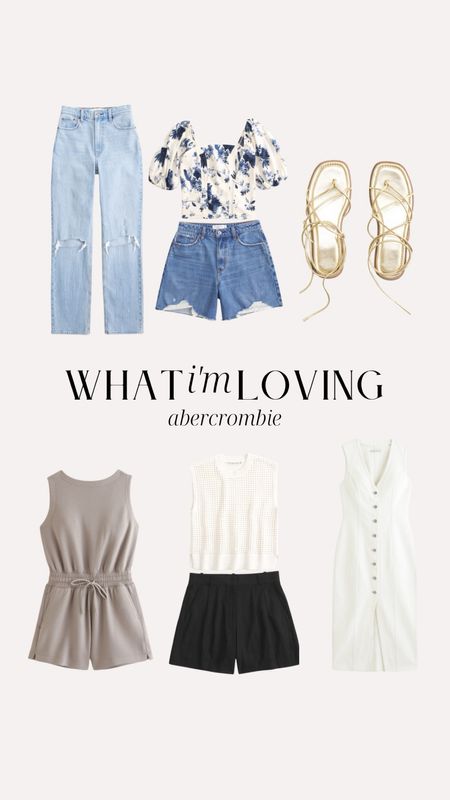 Abercrombie finds that are perfect for Spring and Summer! 

Undeniablyelyse.com

Gold sandals, jeans, denim shorts, puff sleeve top, travel outfit, spring outfits, linen shorts, linen dress

#LTKSpringSale #LTKfindsunder100 #LTKtravel