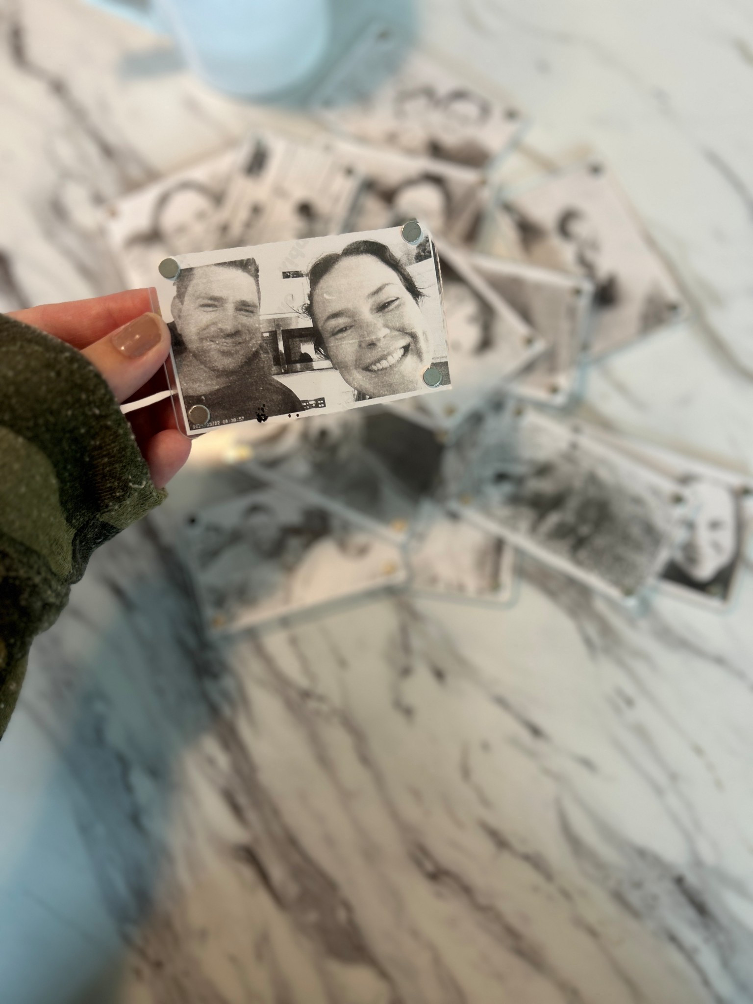 Acrylic magnetic fridge frames, Polaroid frame, magnetic photo frame, clear picture display frame, double sided photo fridge frame, kids camera, wallet size photo frame

#LTKFindsUnder50 #LTKFamily #LTKHoliday