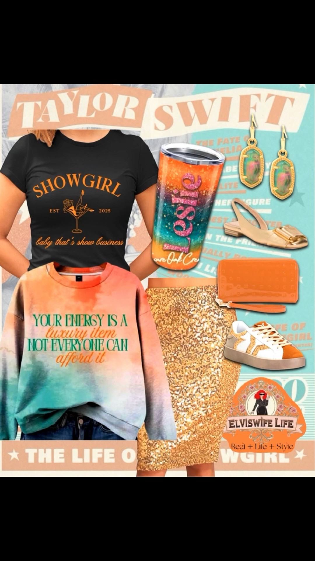 The Life of a Showgirl drops tomorrow. Do you have your album-inspired fits yet? Try grabbing a few Taylor Swift items (like shirts, bracelets, phone cases, drink bottles, and stickers) with album references, then pair with items you can use on repeat (like pants and skirts, purses, jewelry, and shoes). Then enjoy TayTay’s latest 🥳

Plus size fashion, concert outfit, fan outfit, Elizabeth Taylor, Ophelia, swiftie, showgirl aesthetic 

#LTKStyleTip #LTKPlusSize #LTKFindsUnder50
