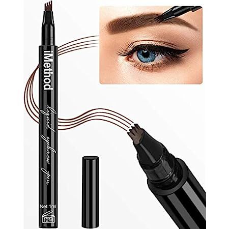 L'Oreal Paris Micro Ink Pen by Brow Stylist, Longwear Brow Tint, Hair-Like Effect, Up to 48HR Wea... | Amazon (US)
