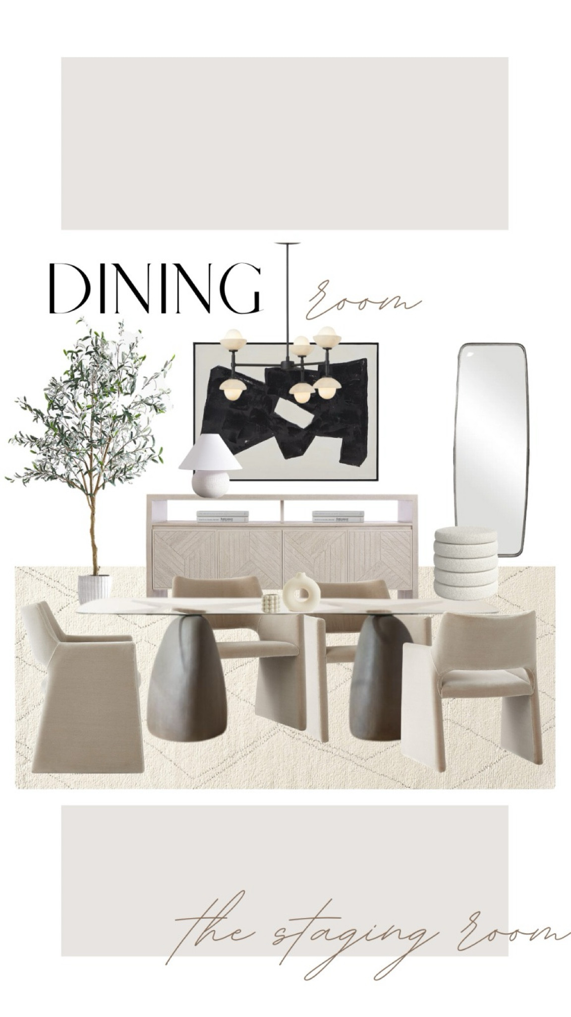 Dining in style 

#cb2 #wayfair #amazonhome #diningroom #diningchairs #diningtable #wallmirror #artificialtree #wallart #chandelier #modernchandelier #console 

#LTKsale #LTKfamily #LTKcasa