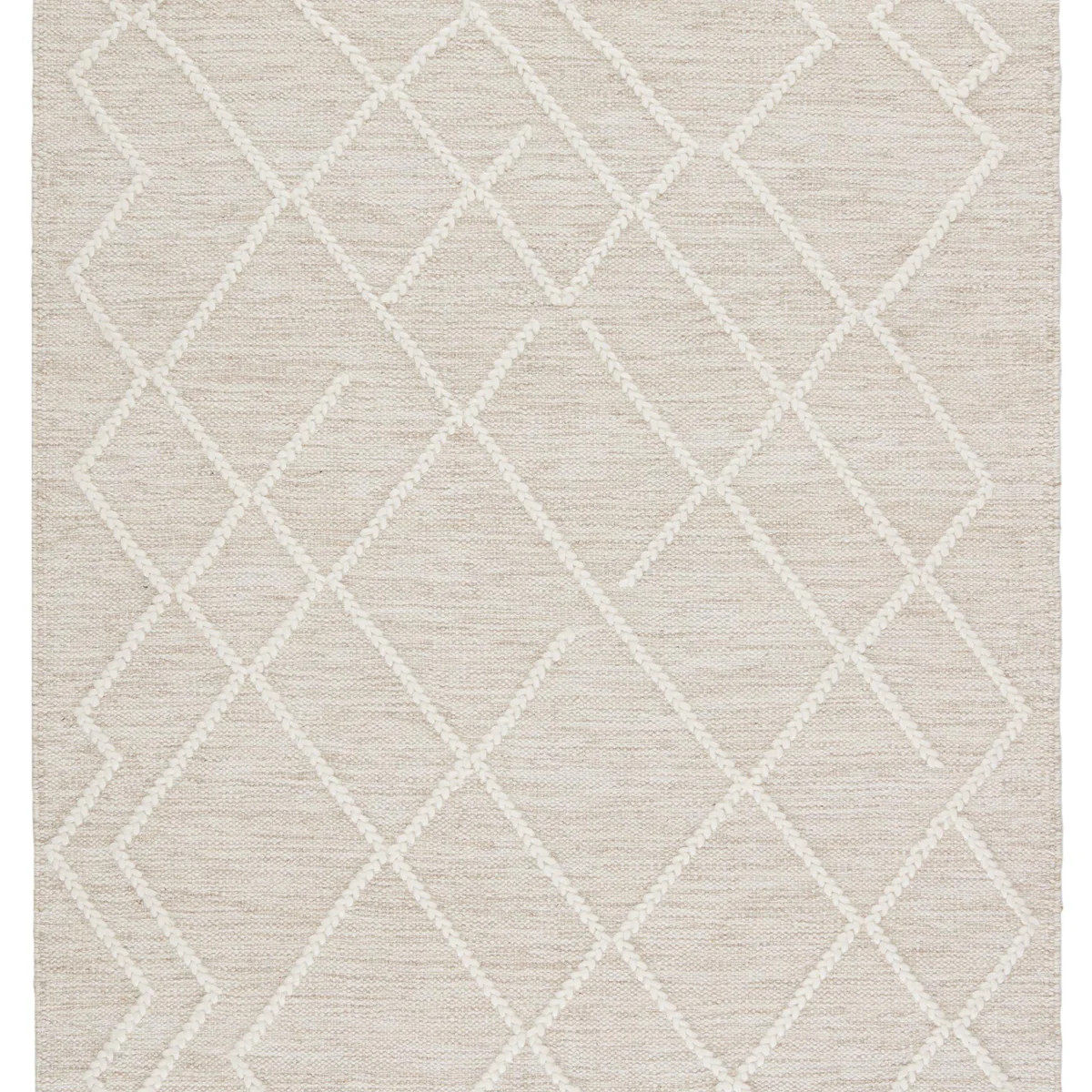 Jaipur Living Plateau Moab Geometric Light Gray / Ivory 9' X 12' Rug | DecoratorsBest