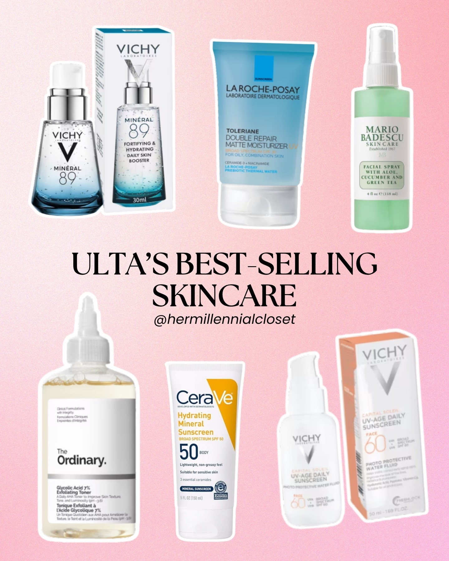 Skincare that actually works. These are Ulta's top-rated best sellers you'll want on your vanity. 

#LTKBeauty #LTKFindsUnder50