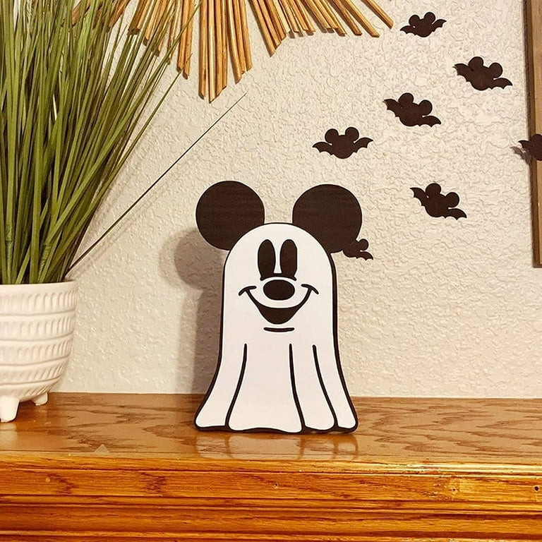 4PC Ghost Mickey and Minnie Halloween Decoration, Ghost Sculpture for Home Decoration Halloween D... | Walmart (US)