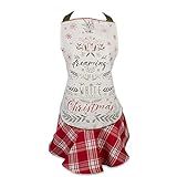 Amazon.com: DII Women's Christmas Ruffle Apron Collection, Machine Washable Cotton & Adjustable S... | Amazon (US)