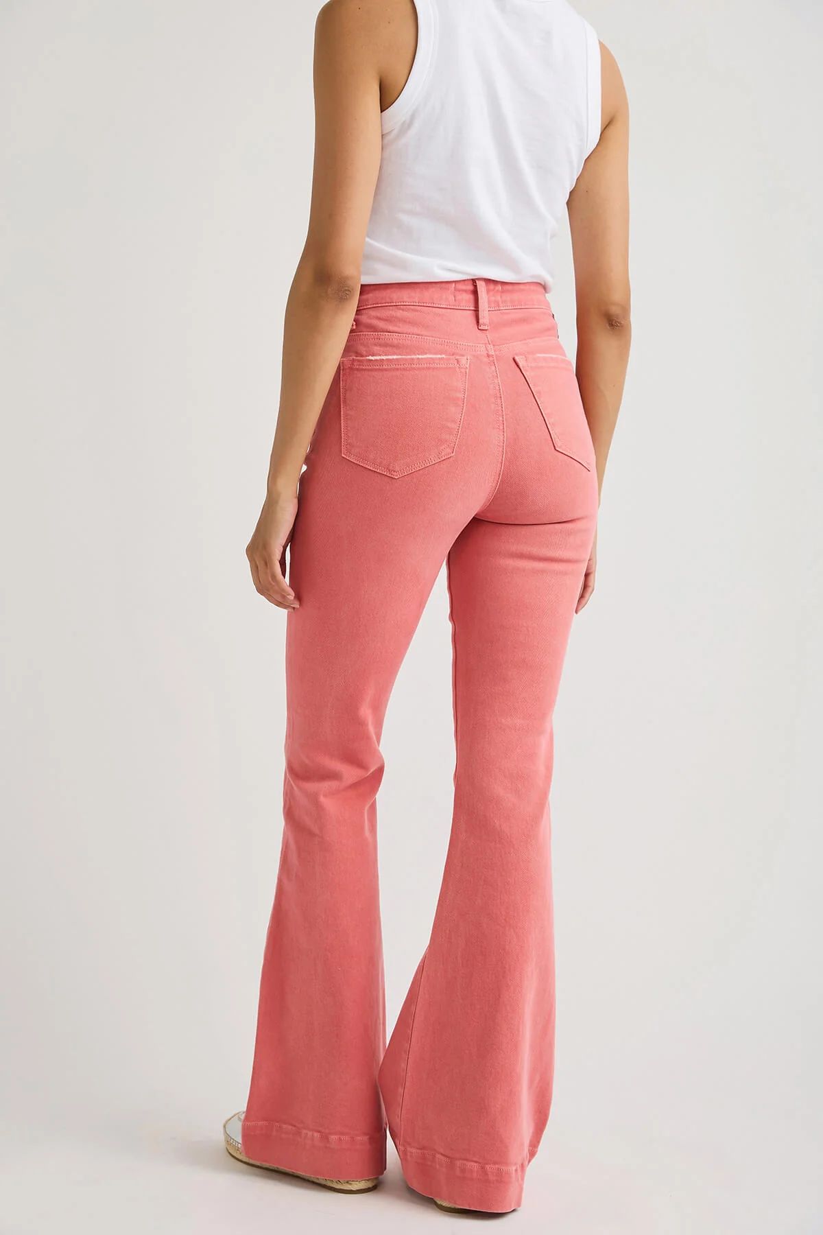 Risen Sedona Peach Blossom Patch Pocket Jeans | Social Threads