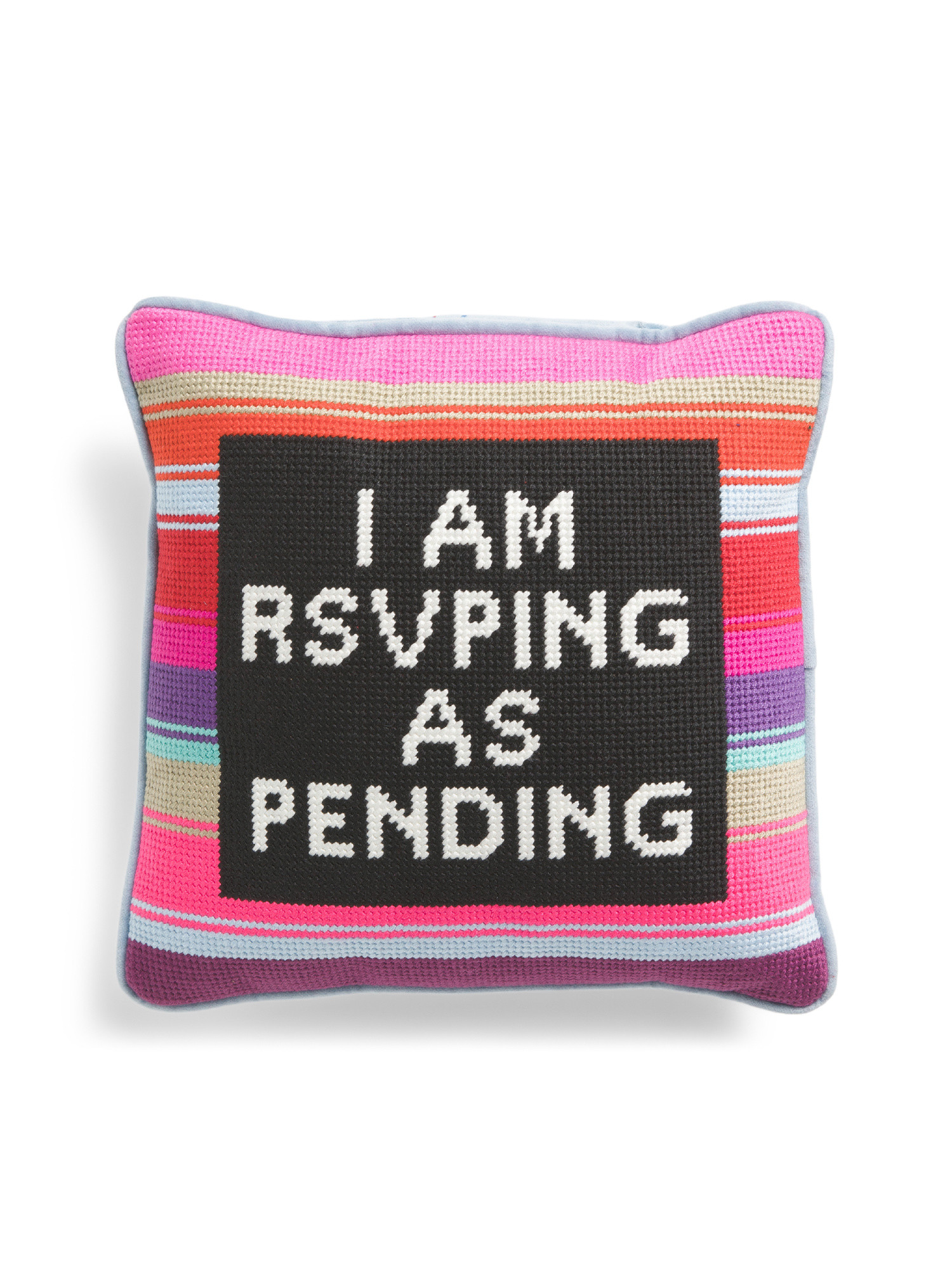 11x11 Rsvp Needlepoint Pillow | Throw Pillows | Marshalls | Marshalls