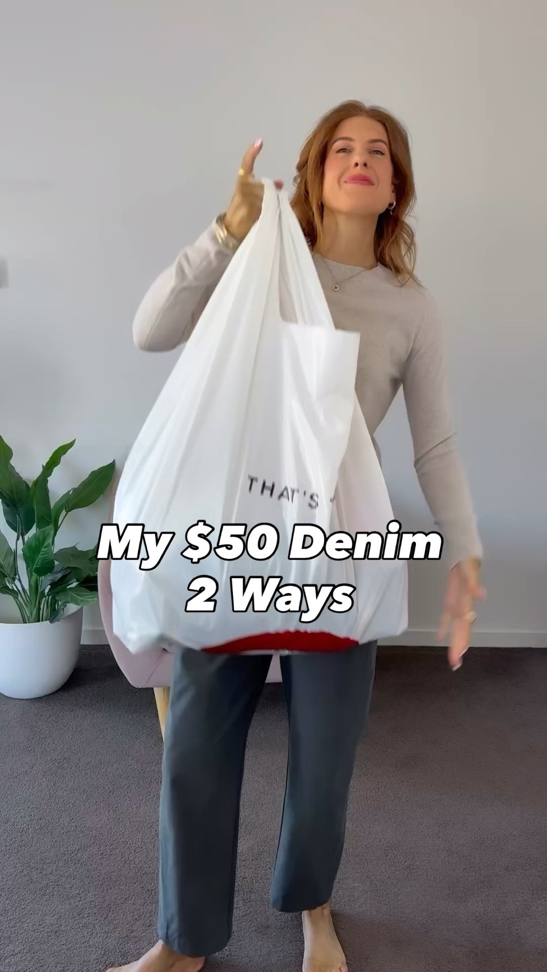1 $50 pair of jeans, 2 ways. Which way would you style them? Colourful and casual or chic and elevated? Can you believe all these items (included footwear and accessories) are from @Target  Their denim jeans are so versatile, and the green suede leather hobo bag has my heart!

#LTKaustralia #LTKspring #LTKwinter