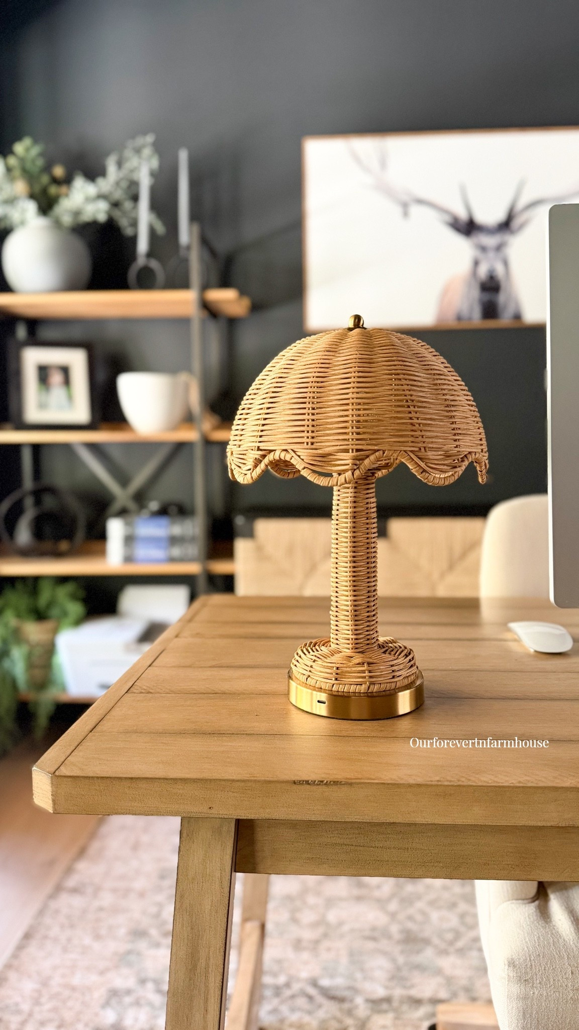 The cutest little addition to my office refresh. 🤎 

This woven rechargeable lamp from @sissyyellenliving adds so much warmth and texture to my desk, and the best part is there are no cords to deal with, so you can style it pretty much anywhere.

Such a cute little accent light! I linked it here. 🤍

#gifted @sissyyellenliving

#LTKHome