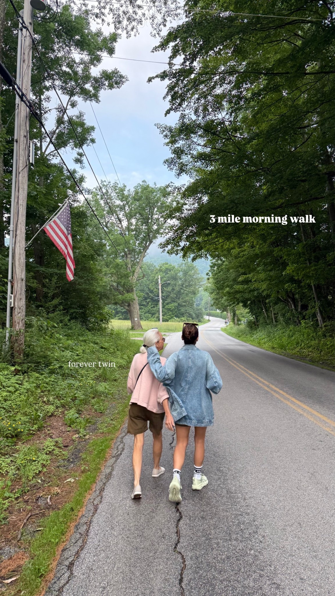 Morning walk with my mom and Austin in Vermont! 🌲 

#LTKSeasonal #LTKActive