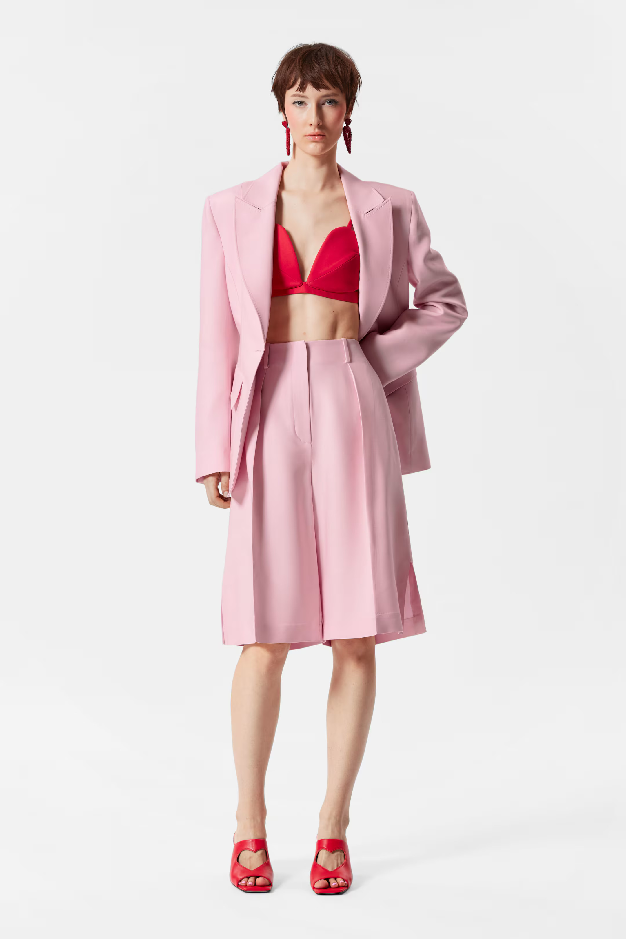 Pleated Bermuda Shorts | H&M (UK, MY, IN, SG, PH, TW, HK)