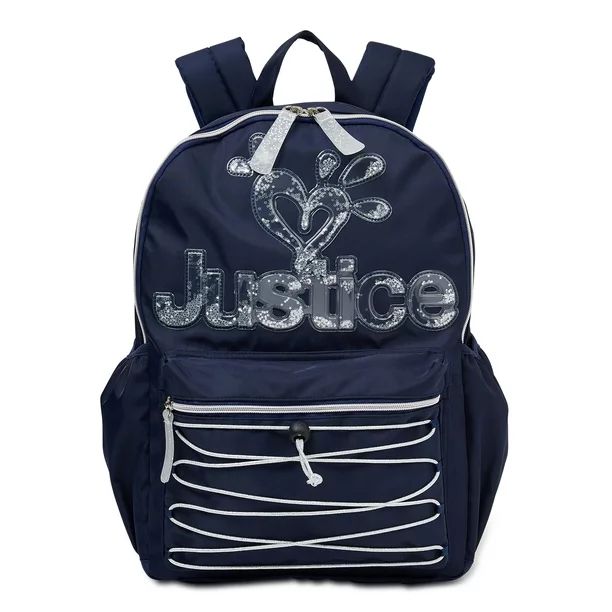 Justice Girl’s Backpack with Bungee Blue | Walmart (US)