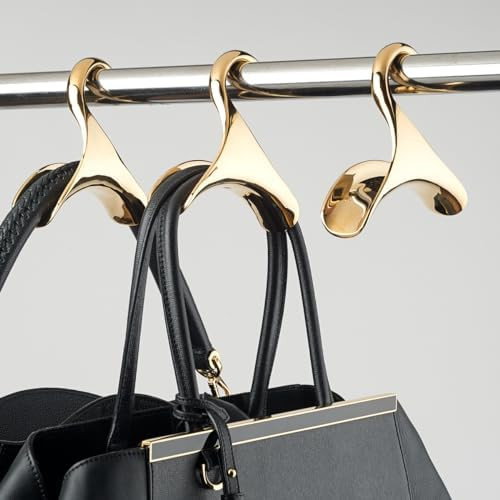 Bag-a-Vie Purse Hanger for Closet - Handbag Organizer Hooks for Hanging Bags & Purses, Protecting... | Amazon (US)