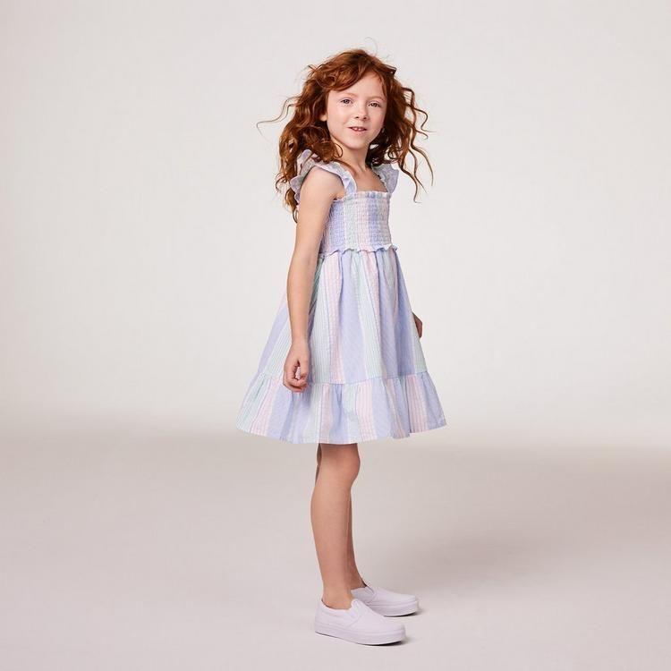 The Emily Seersucker Smocked Sundress | Janie and Jack