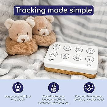 Talli Daily One-Touch Baby Tracker - Baby Monitor to Log Feedings, Diapers, Sleep & More - Electr... | Amazon (US)