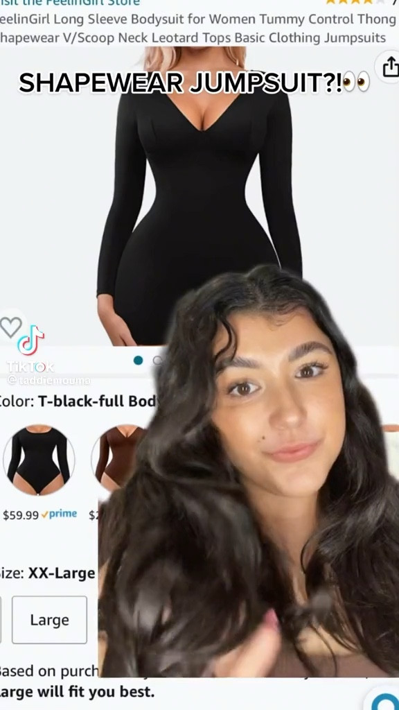 Trying out the shapewear jumpsuit but in black👀🖤 wearing size XXL🔗

#LTKcurves #LTKFind #LTKstyletip