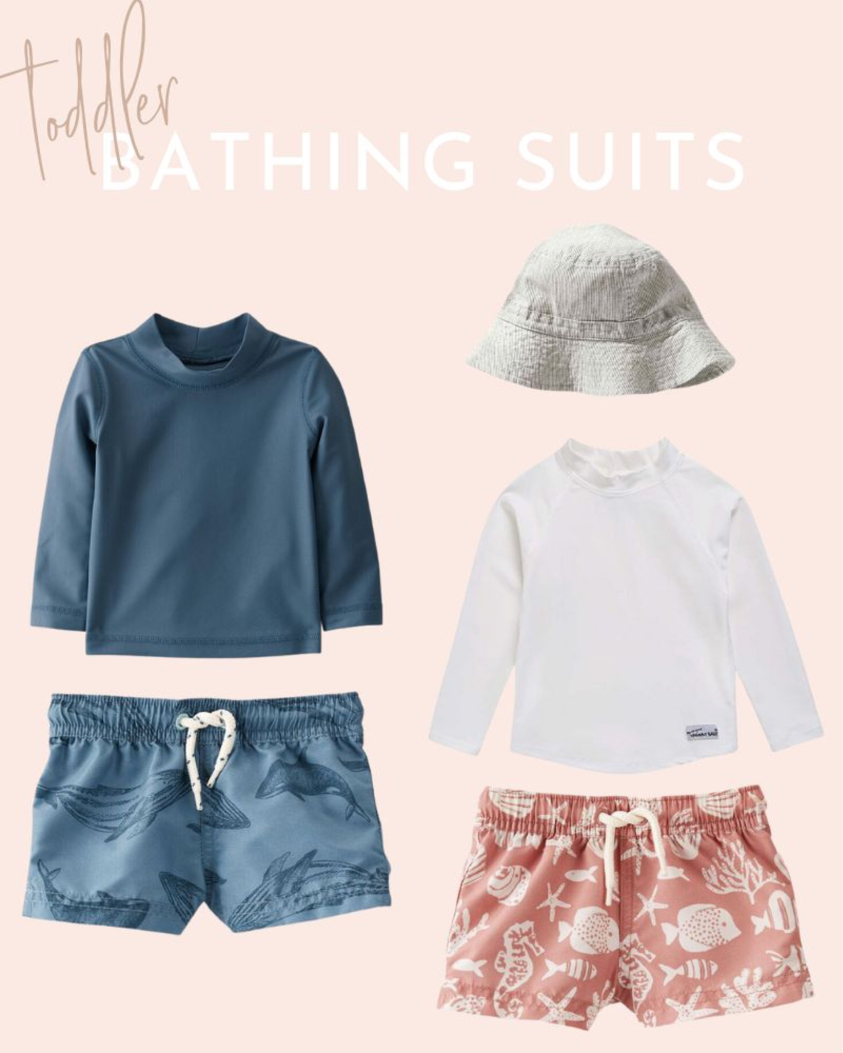 Theo’s bathing suits for our vacation! I love the way the shorts fit him. We have one in 18m that we got a while ago & one in 24m.

#LTKbaby