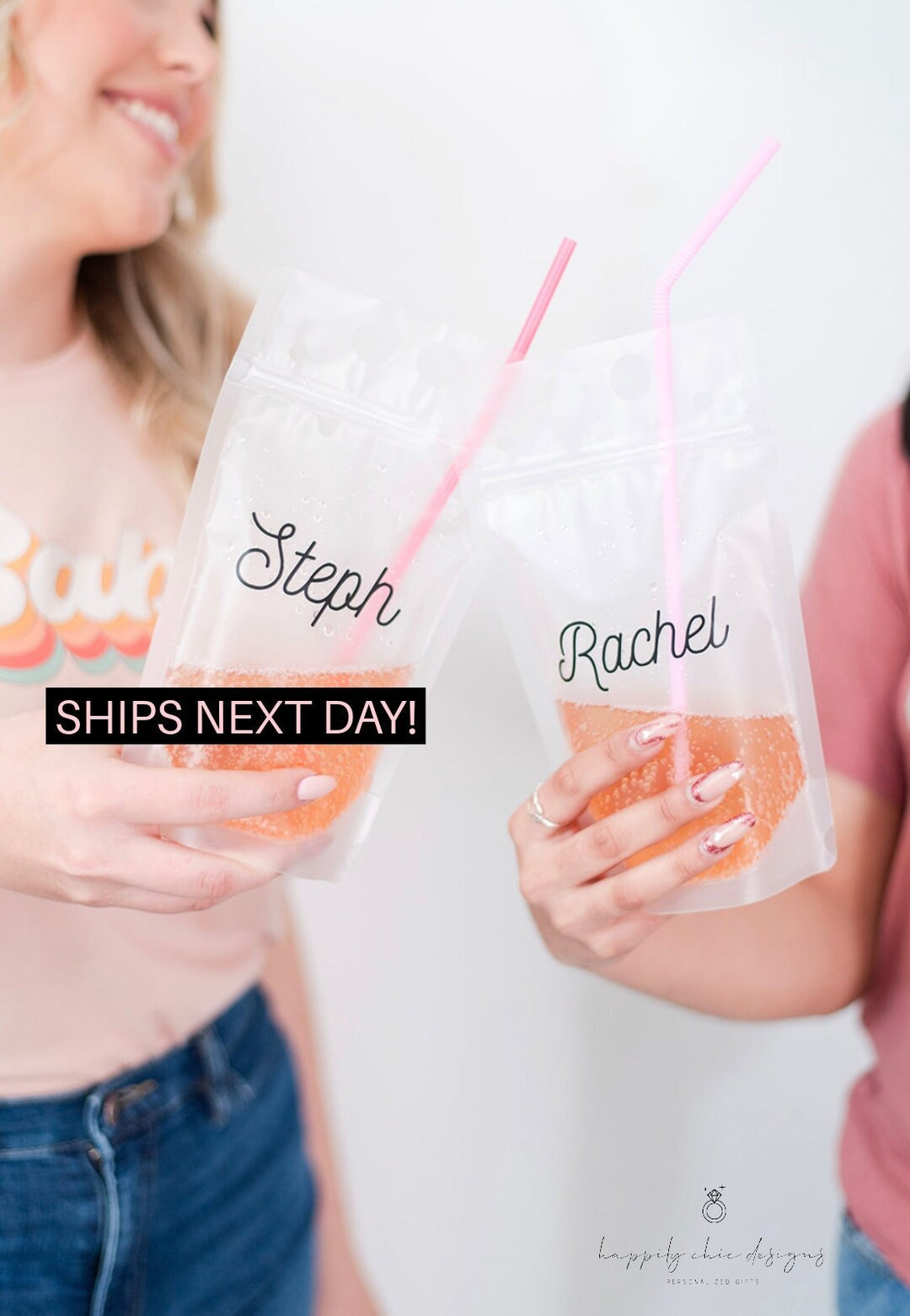 Personalized Drink Pouch Juice Box Bridesmaid Champagne Bridesmaid Gift Bachelorette Party Favor ... | Etsy (US)