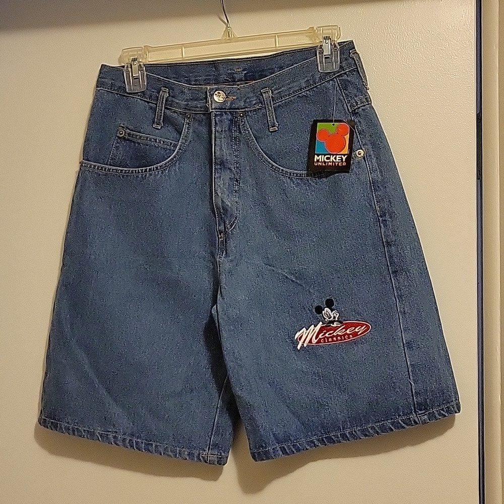 NWT: Vintage Mickey Mouse Denim Shorts by Jerry Leigh | Poshmark