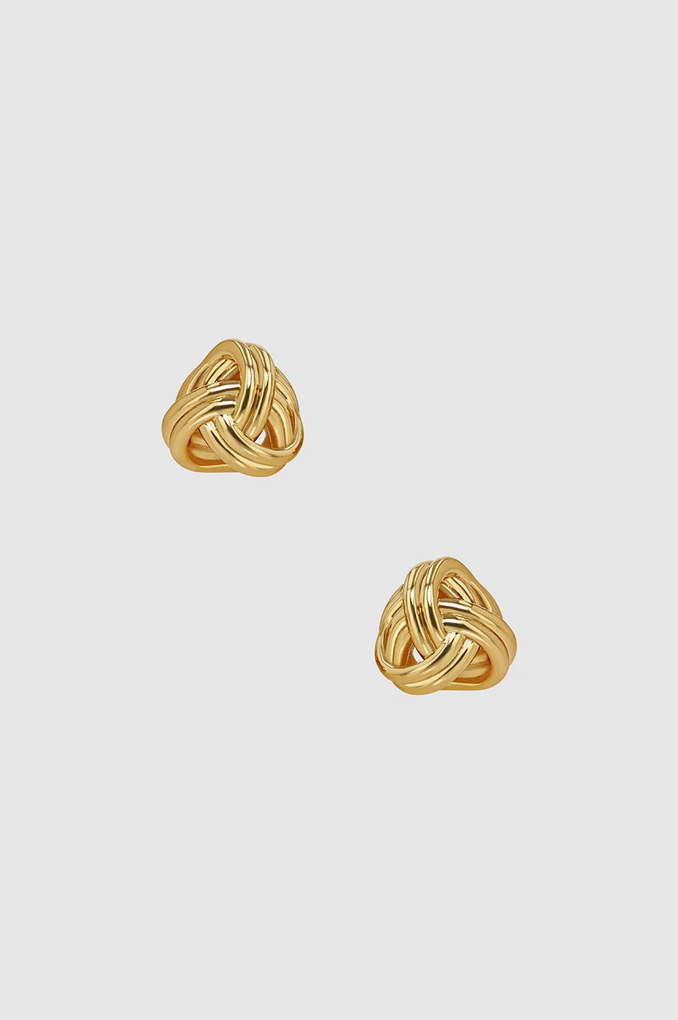 ANINE BING Twist Knot Earrings in Gold | Anine Bing