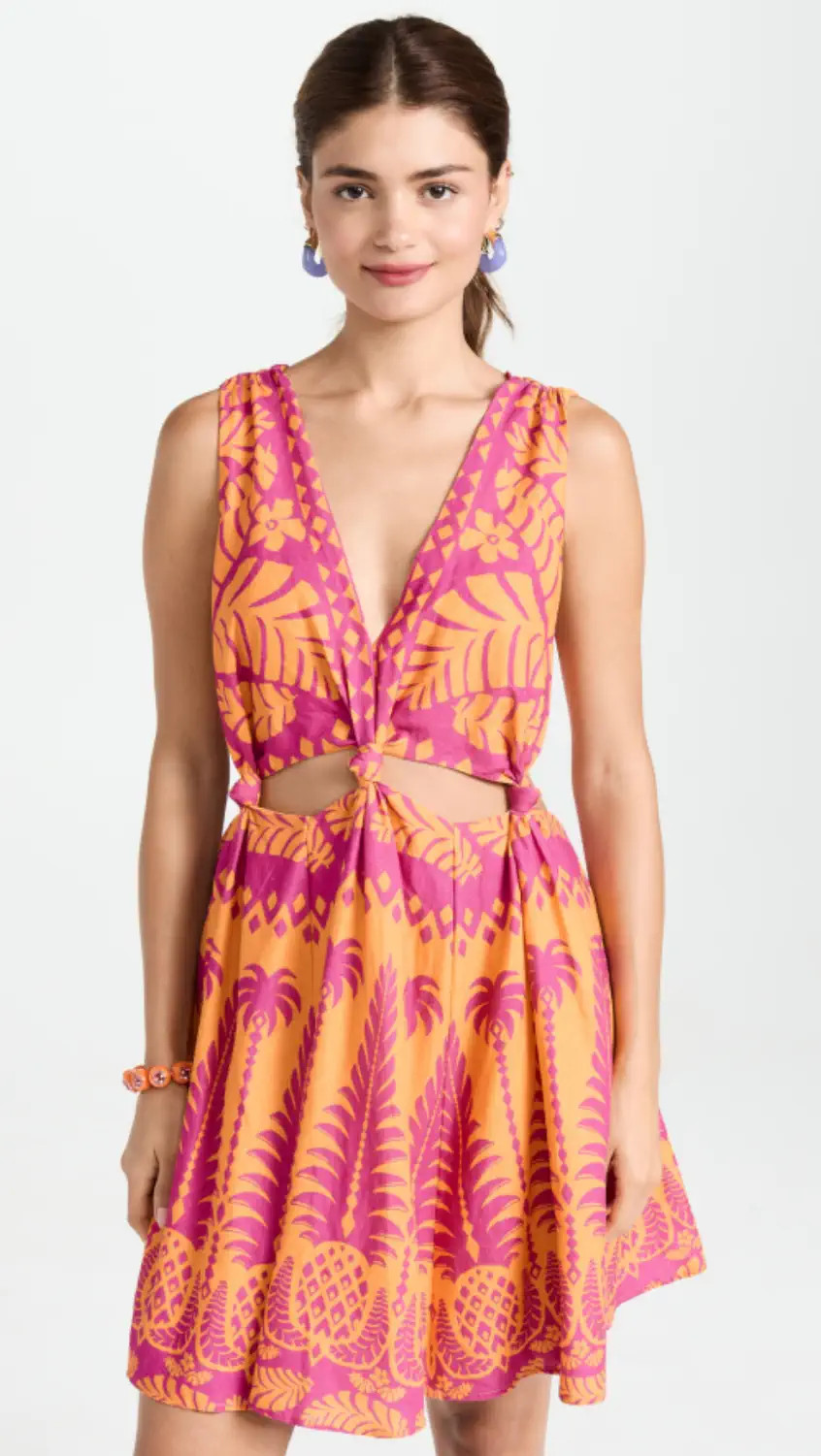 Pineapple Love Orange Mini Dress | Shopbop