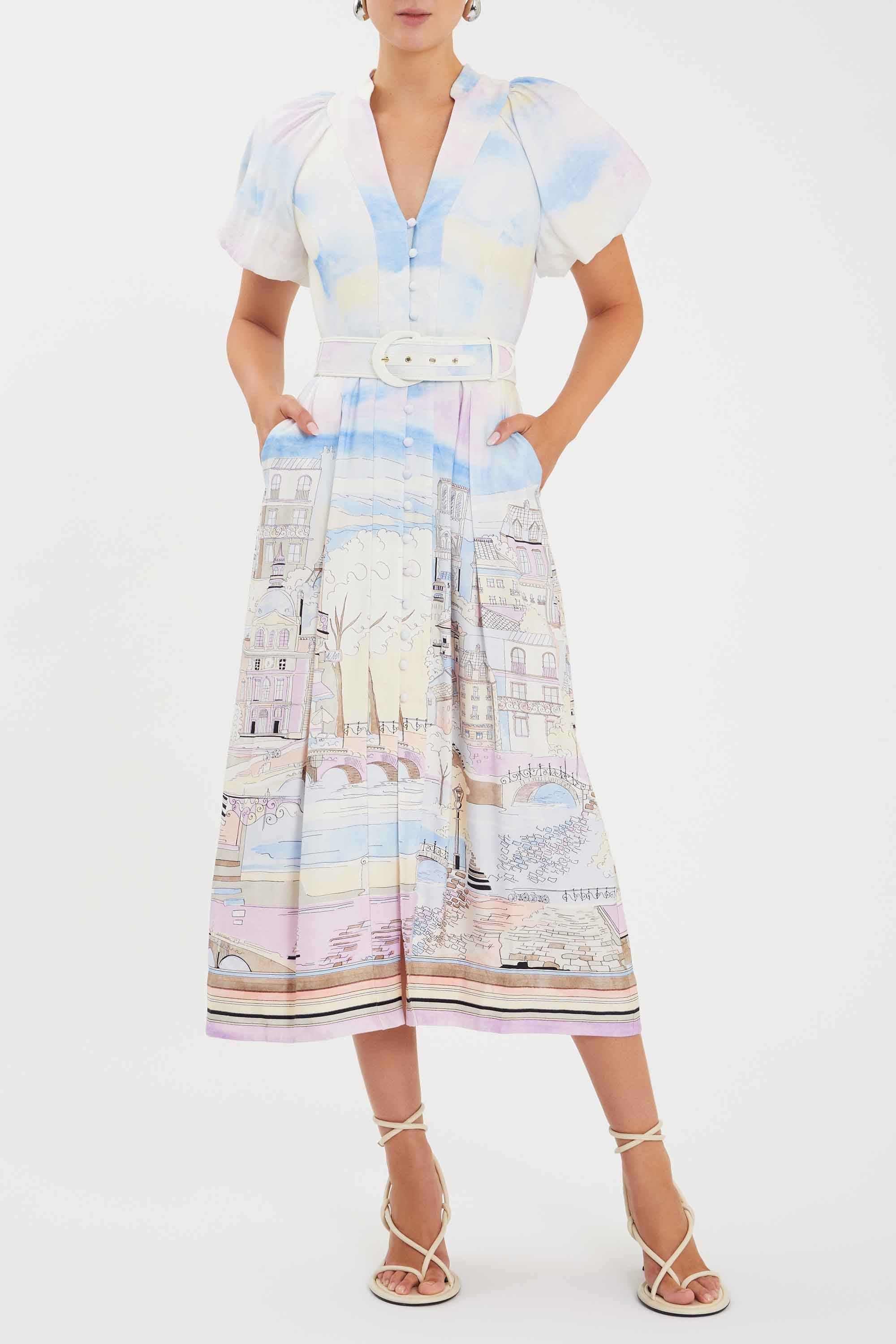 Rebecca Vallance - Parfait Puff Sleeve Midi | Rebecca Vallance (Global)