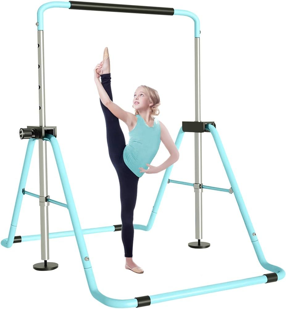 GVOLO Gymnastics Bars for Kids Adjustable Height Gymnastic Horizontal Bars with Protective Cover ... | Amazon (US)