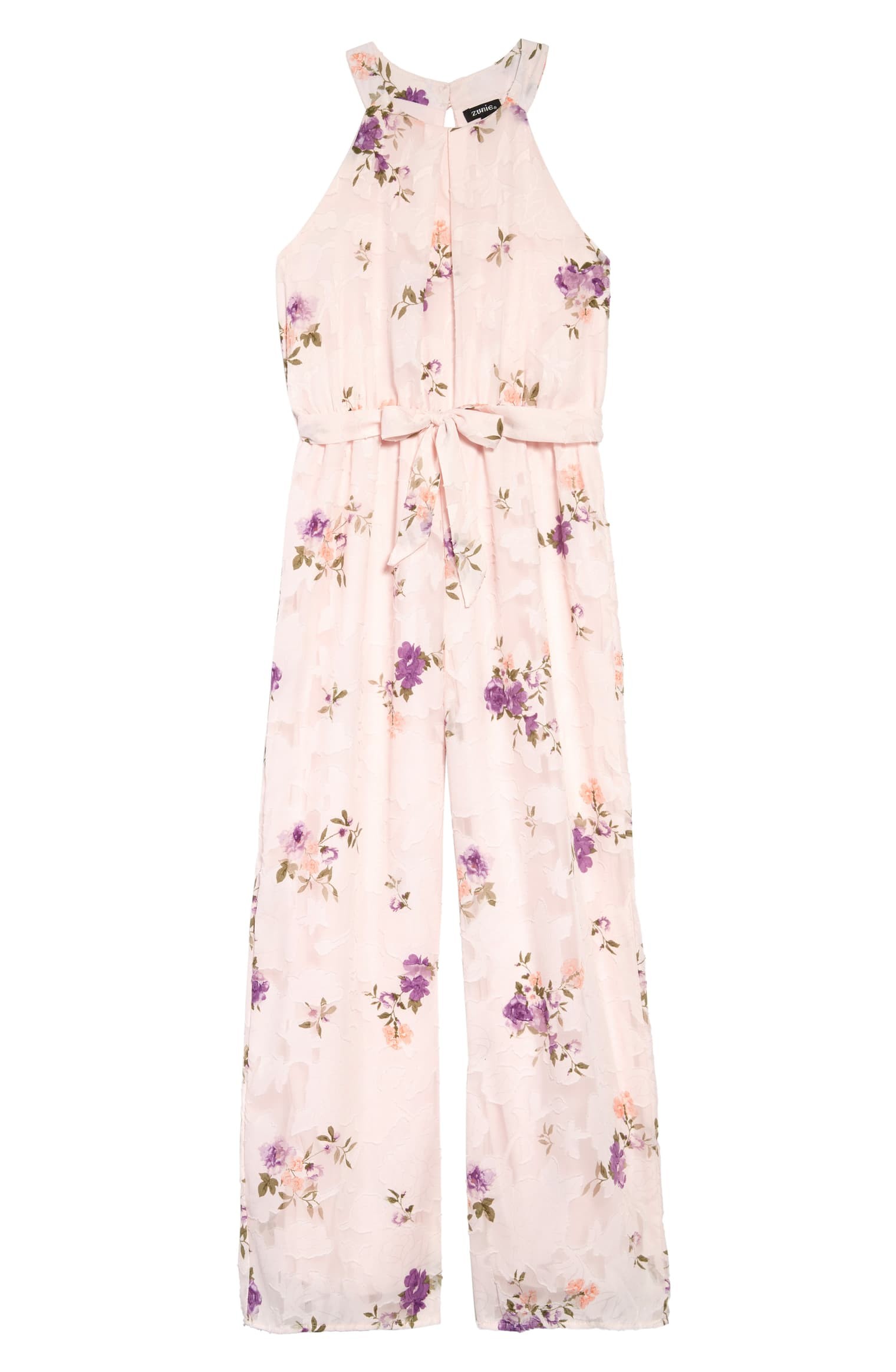 Zunie Floral Burnout Chiffon Jumpsuit (Big Girls) | Nordstrom | Nordstrom