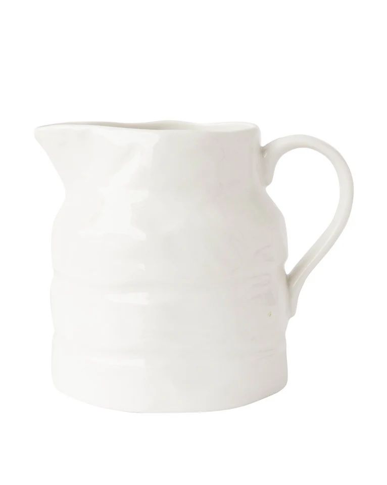 Classic White Pitcher | McGee & Co.
