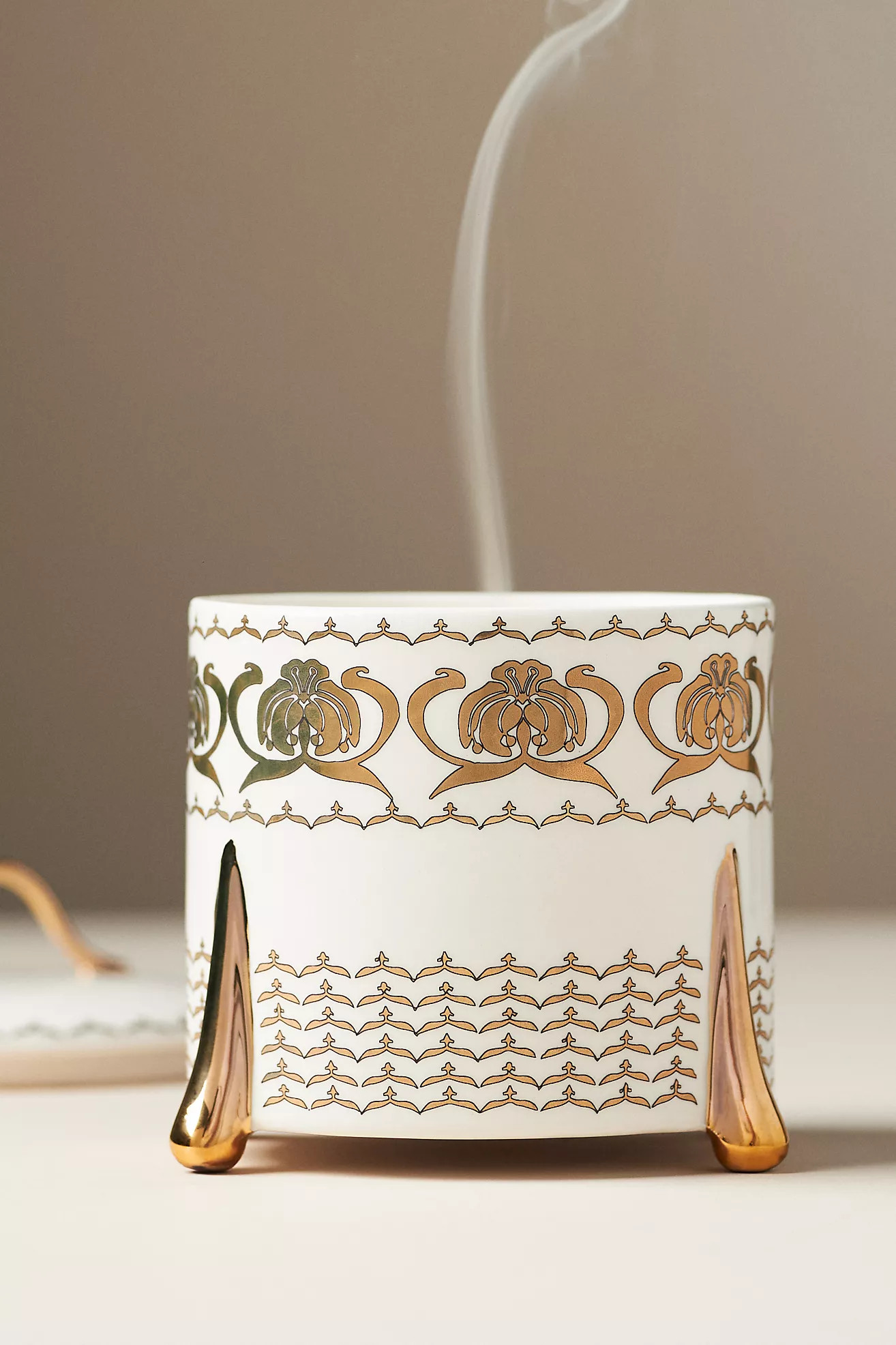 The Met x Anthropologie Gourmand Cashmere & Coconut Ceramic Candle | Anthropologie (US)