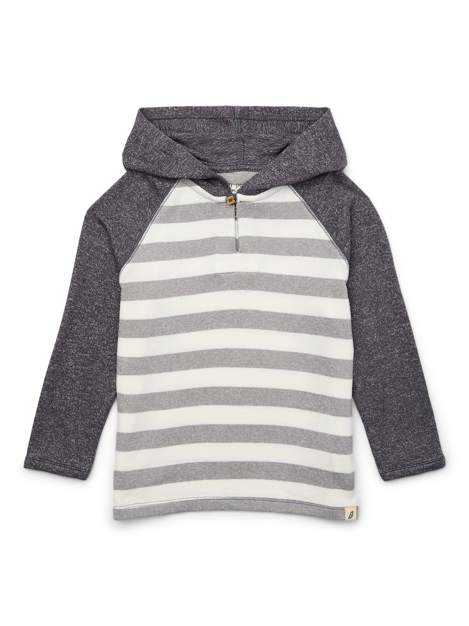 easy-peasy Toddler Boy Hacci Knit Hoodie with Raglan Sleeves, Sizes 18M-5T | Walmart (US)