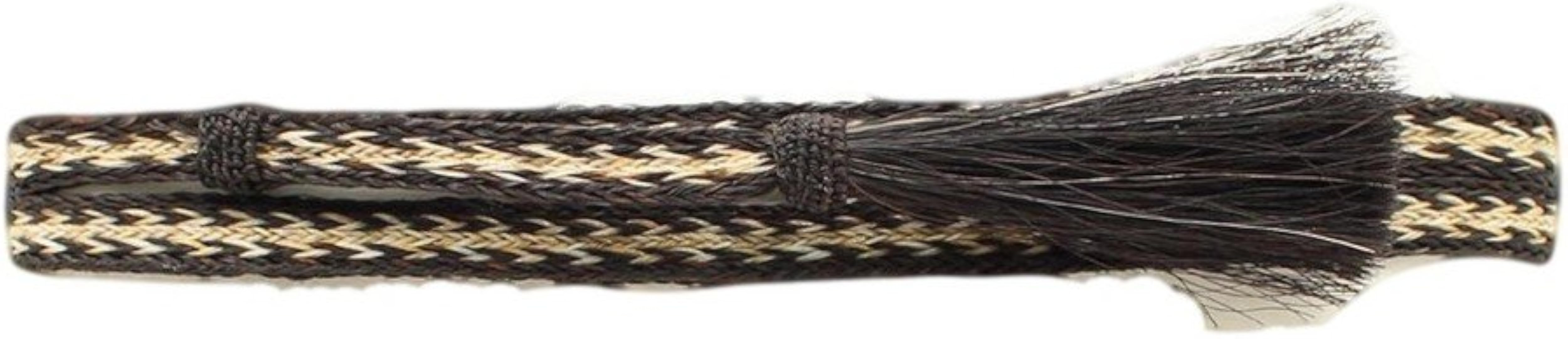 M & F Western Men's Horsehair Hat Band W/ Tassels Natural One Size | Amazon (US)