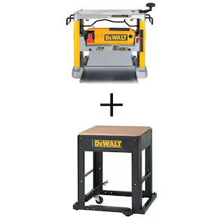 DEWALT 15 Amp Corded 12.5 in. Planer and Mobile Thickness Planer Stand DW734WDW7350 - The Home De... | The Home Depot