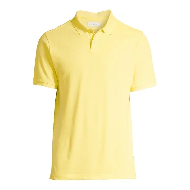 Free Assembly Men's Short Sleeve Piqué Polo | Walmart (US)