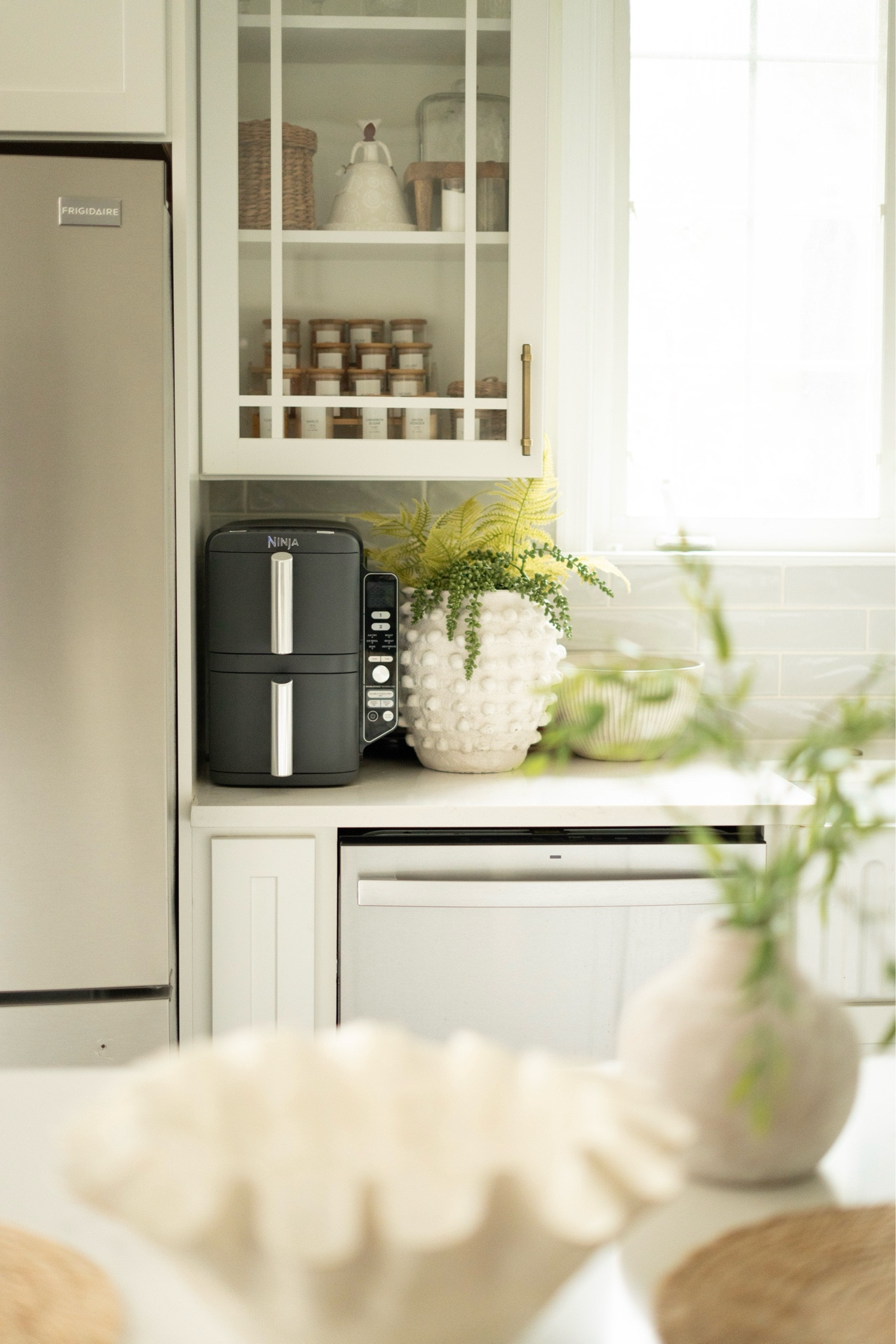 A little bit of elegance and functionality in my kitchen ✨🌸. From the sleek Ninja air fryer to my glass spice jars and that beautiful vase, it’s all about blending beauty with practicality. The unique South African lady butter dish is a favorite from my trip last year & fits perfectly in my kitchen. Who says your kitchen can’t be your happy place?
ninjaairfryer #anthropologie #target #amazon #southfrica #crateandbarrel #kitchendecor #kitchenfinds #airfryer

#LTKFindsUnder50 #LTKHome