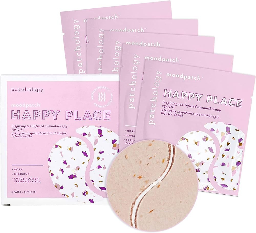 Patchology Happy Place Under Eye Patches - Overnight Anti-Aging Eye Masks for Dark Circles, Puffy... | Amazon (US)