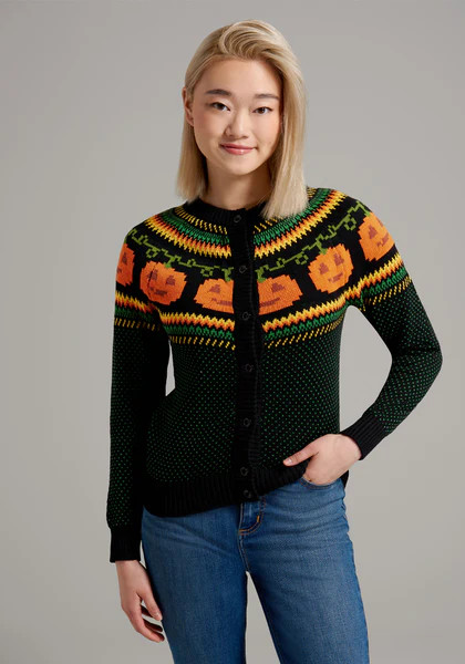 Give 'Em Pumpkin To Talk About Fair Isle Cardigan | ModCloth
